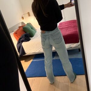 Levi’s 501s light wash vintage